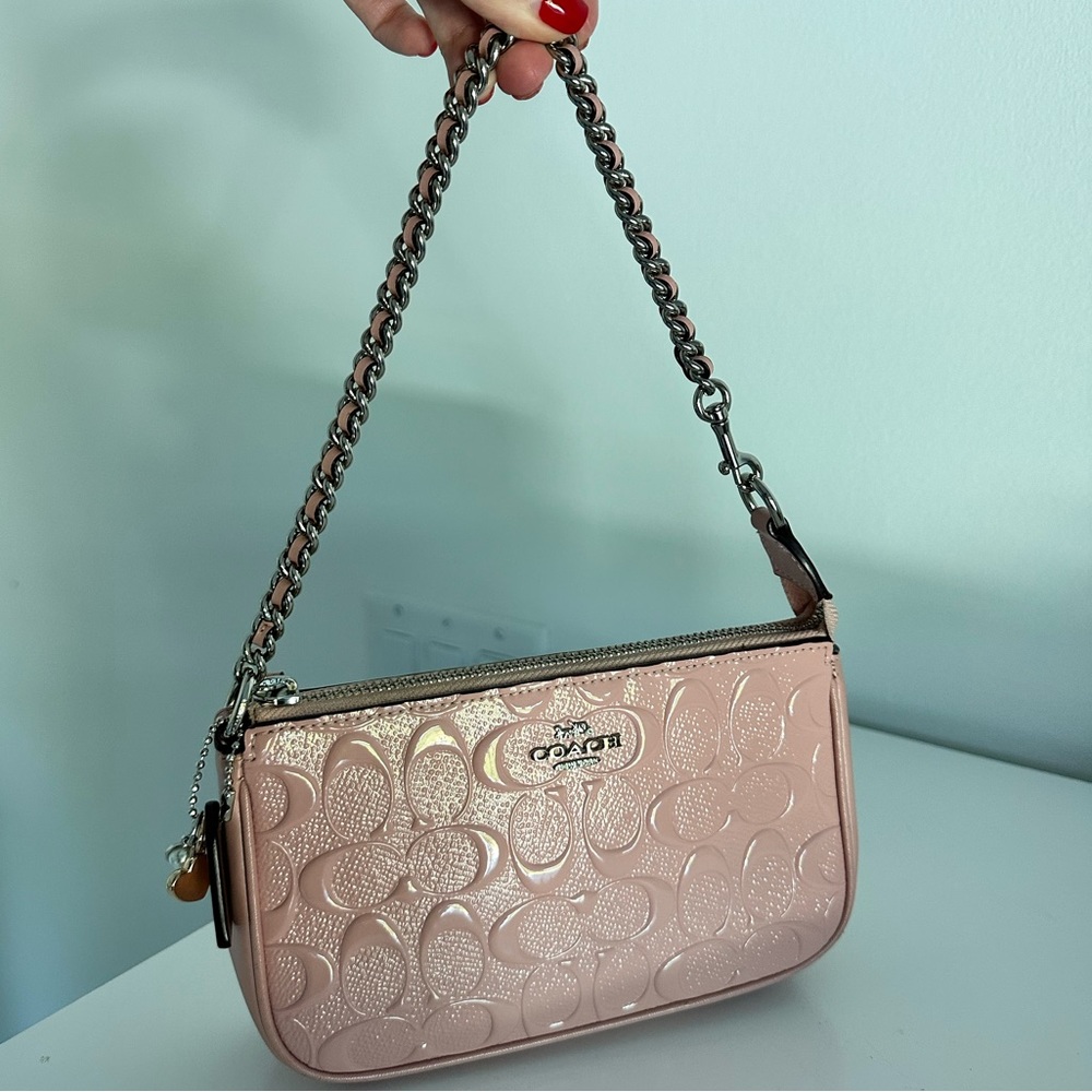 Pink Coach mini bag